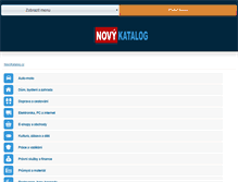 Tablet Screenshot of novykatalog.cz
